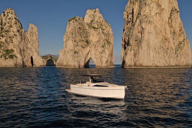 Private Boat Tour with Gozzo 35 Apreamare - Entering The Day From Spiaggia di Positano Marina Grande