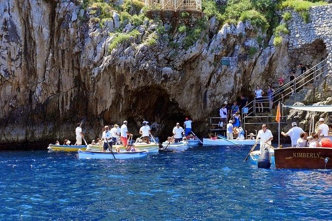 PRIVATE CAPRI ISLAND & BLUE GROTTO Full Day boat tour. - Punta Carena lighthouse and the west-coast route to the Blue Grotto area