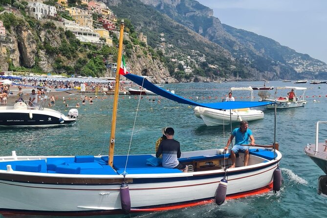Private day aboard a typical boat from Positano to Amalfi - Price and value: what $695.17 per group buys you