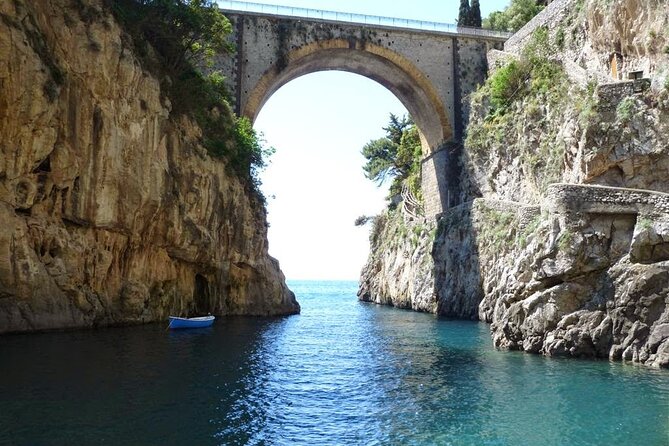 Private full day tour by boat along Positano and Amalfi - Spiaggia dei Limoni and Erchie tower: where the water feels calmer