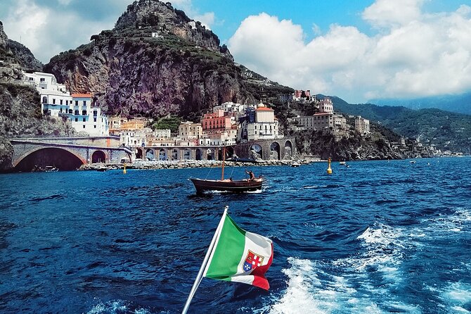 Private full day tour by boat along Positano and Amalfi - Conca dei Marini and the Santa Rosa sfogliatella story