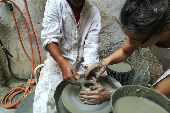 Private Lesson on the Ceramic Tradition in Vietri sul Mare - The potter’s wheel basics: learning pressure, angles, and control