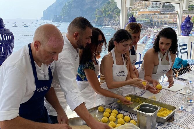 Rada Rooftop Cooking Class in Positano - The Rooftop Finish: Wine, Limoncello, and Positano Views