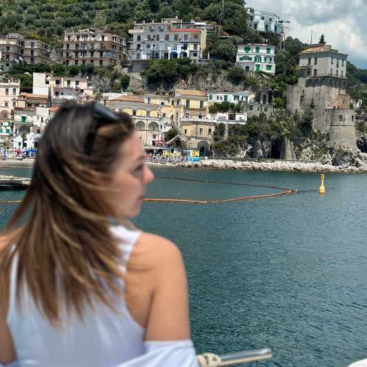 Salerno: Amalfi Coast Cruise with Lunch, Aperitif & Swimming - Aperitif first: Fresella and Prosecco to set the mood