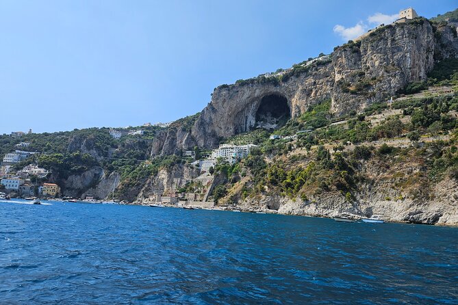 Salerno Maiori Amalfi Positano DA Boat Excursion - Emerald Cave Option and Iconic Sea Gorges From the Water