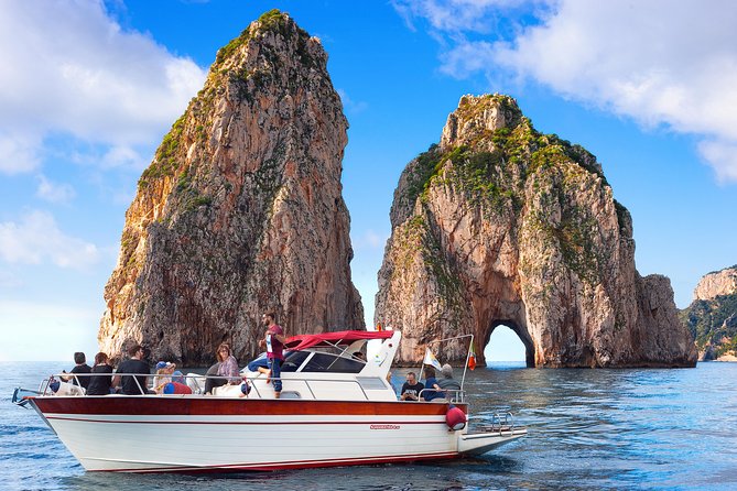 Small Group Boat Day Excursion to Capri Island from Amalfi - The Cruise Route: Natural Arch, Faraglioni, Punta Carena, and Grotta Bianca