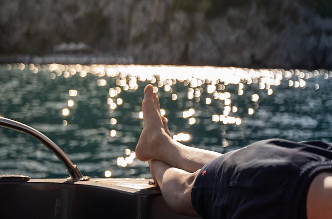 Sunset on a boat on the Amalfi Coast - The crew makes it feel personal along the Amalfi cliffs
