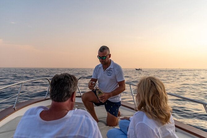 Sunset tour by private boat from Positano, Praiano or Amalfi - A private sunset boat that feels like time slows down