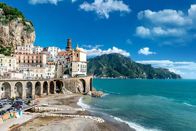 The BEST Private Amalfi Coast Vespa Tour - Sorrento: limoncello town views, quick shop time, and the Capri and Vesuvius factor
