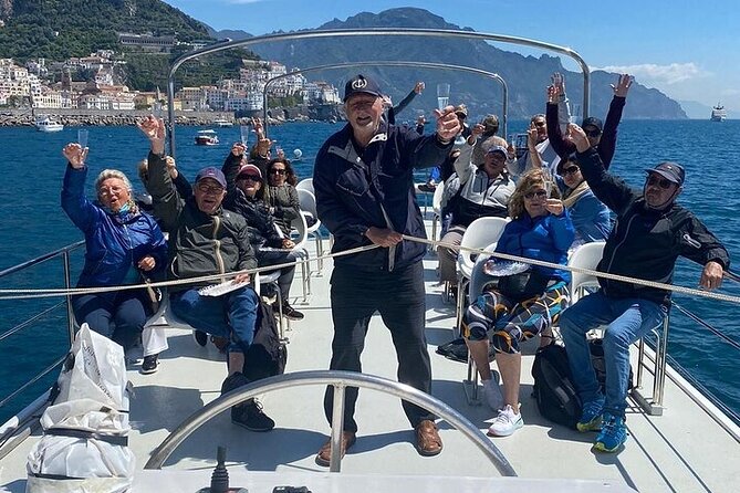 Tour by Sea from Salerno and Stop in Amalfi with Aperitif Included - The Aperitif and First Course Moment at Sea (Around 12:30)
