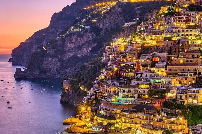 Transfer from Positano to Naples with a 1 hour stop in Pompeii or Herculaneum - Transportation comfort: clean van, luggage help, and low friction