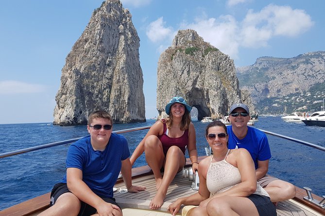 Very Small Group Capri Boat Excursion with Transfer from Positano - On-board comfort and the crew: friendly energy is a real value add